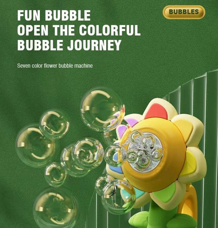HOT SALE 49% OFFSunflower Bubble Machine