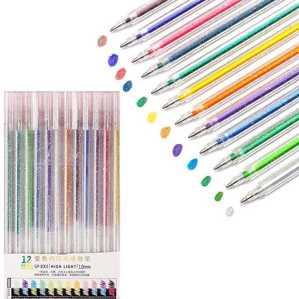 Glitter Gel Pen Set