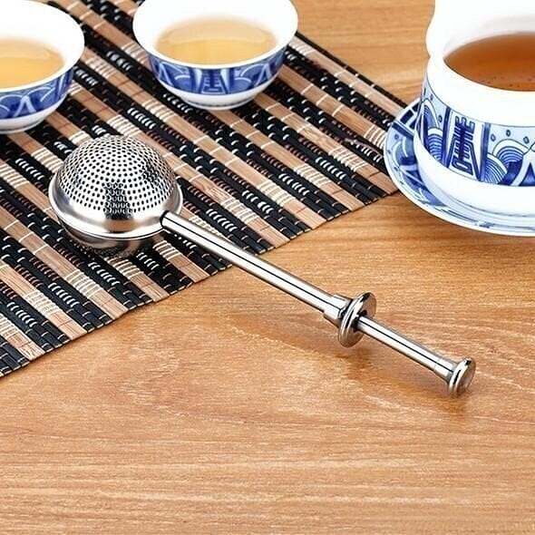 (New Year Hot Sale - Save 40% OFF) Long-Handle Tea Ball Infuser-Buy 3 Get 2 Free & Free Shipping - $8.3 Each Only Today!