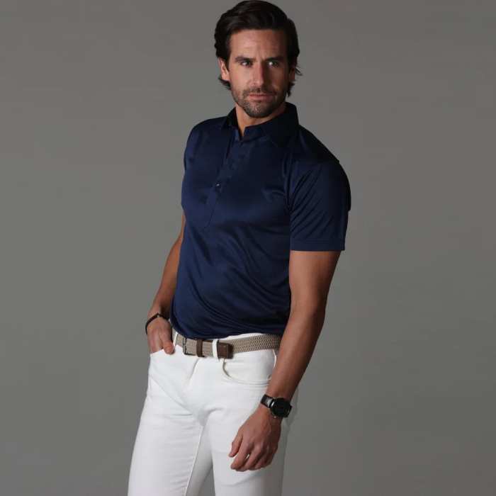 Semi-Spread Collar Polos