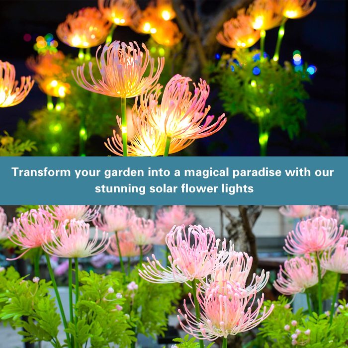 Early Christmas Deals 1000pcs 49% OFF - Solar Glowing Flowers Light