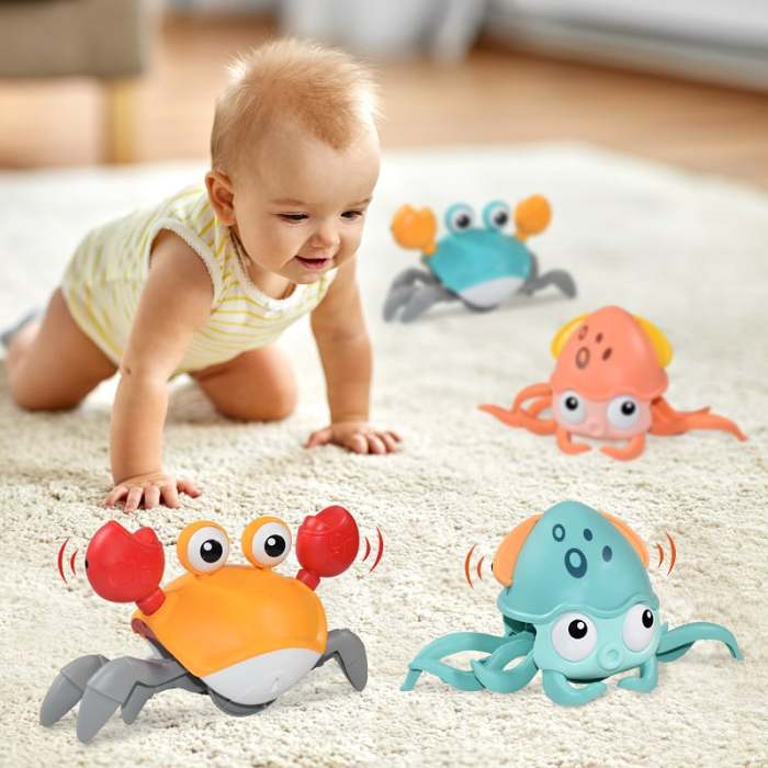 Children's Day 50% Off - Cute Sensing Crawling Crab Baby