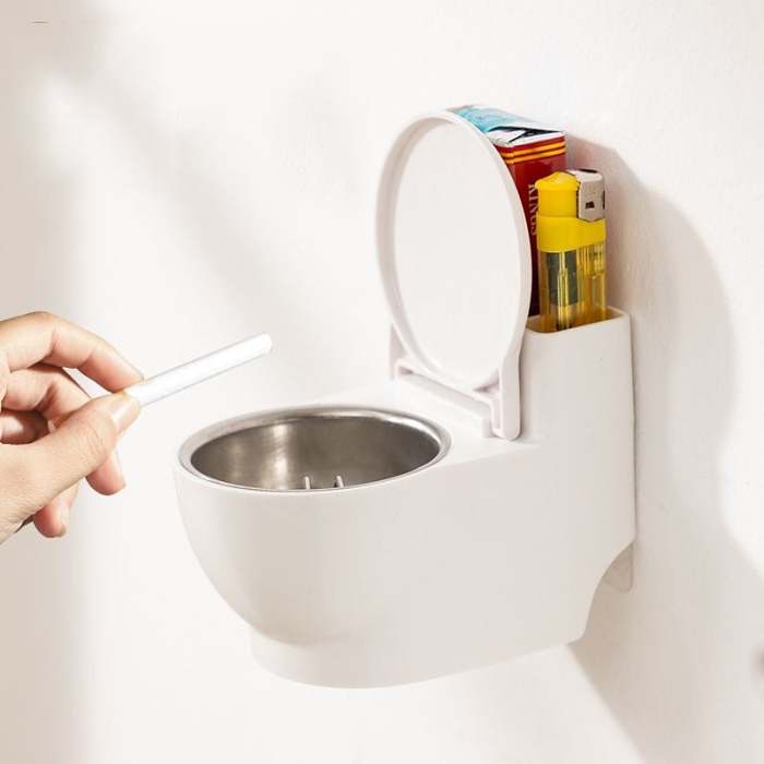 Toilet-shaped Ashtray