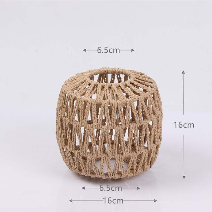 Creative Paper String Woven Lamps