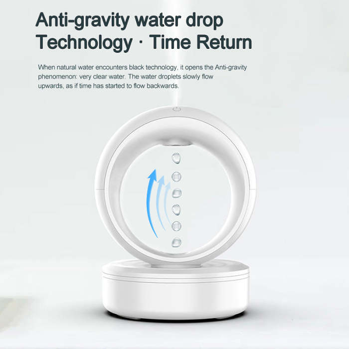 Anti-gravity Air Humidifier Mute Countercurrent Humidifier Levitating Water Drops Fogger Electric Humidifiers