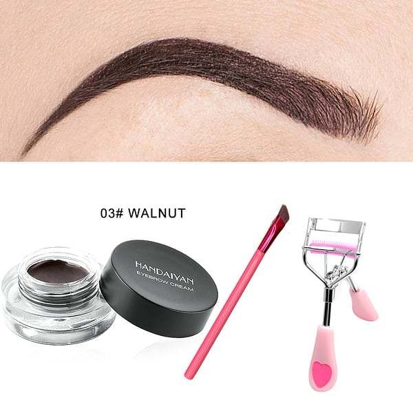 (New In)Multi-function Eyebrow Brush & Eyebrow CreamBuy 2 Get 1 Free(3 Pcs)