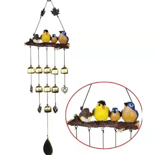 (Last Day Promotion-50% OFF)Gardenvy Cardinal Wind Chime for Garden, B