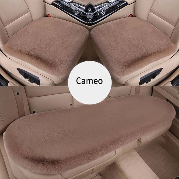 -Plush Car Seat Cushion