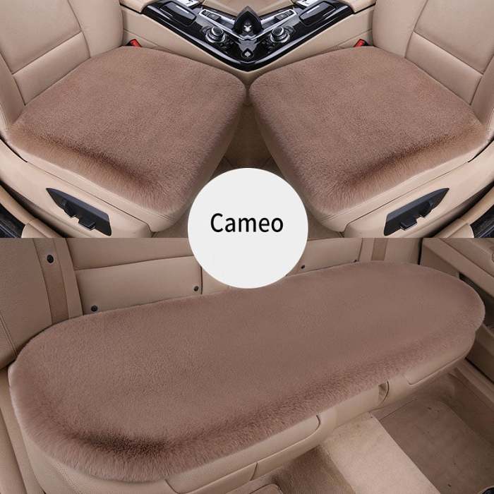 -Plush Car Seat Cushion
