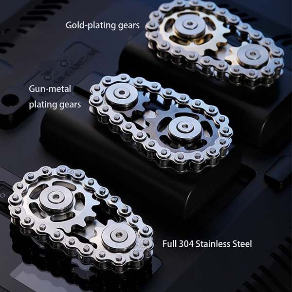 Sprockets Bicycle Chain Fidget Spinner Toys-Buy 2 Free Shipping