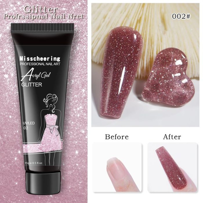 HOT SALE 49% OFFGlitter Poly Nail Gel for Beginner