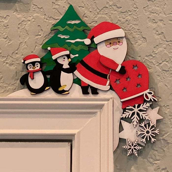 Christmas door frame decoration（5PCS Free Shipping）