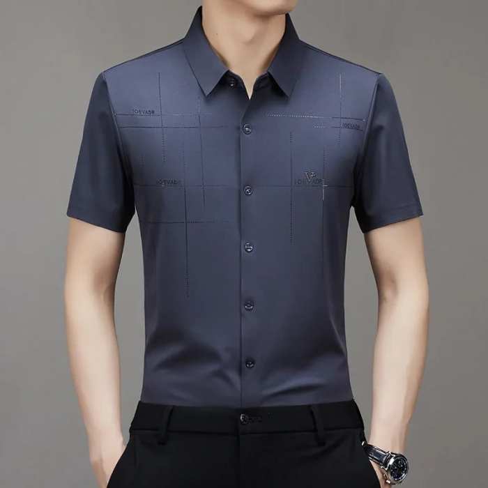 MEN'S ICE SILK BUSINESS SHIRT