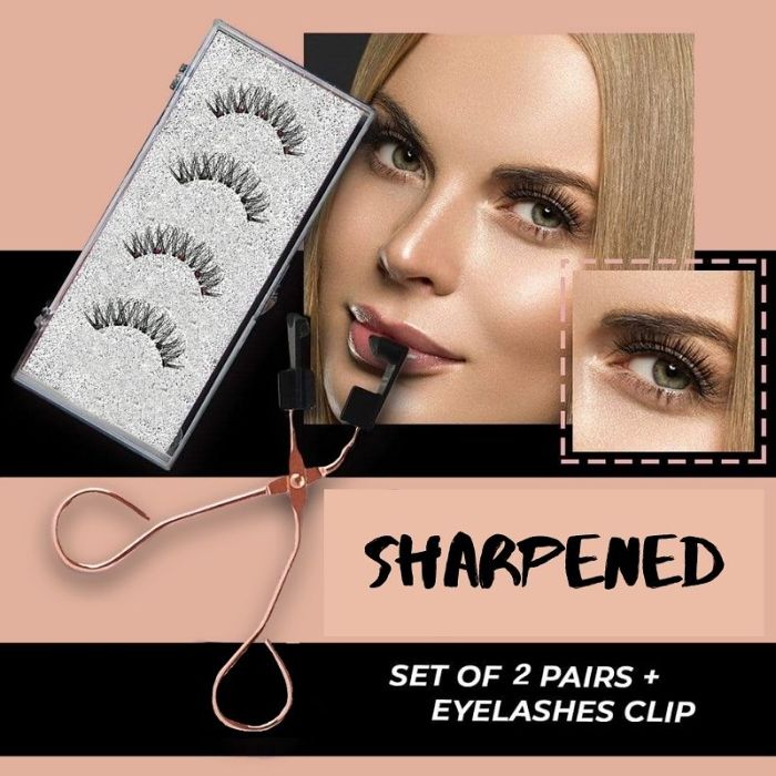 ONLY $9.99/PAIRSREUSABLE MAGNETIC EYELASH KIT