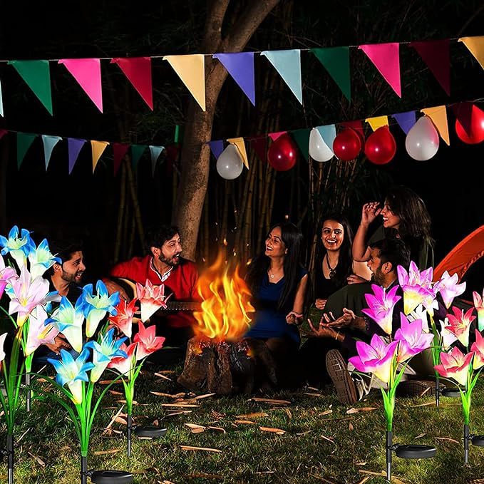 Solar Lily Garden Light