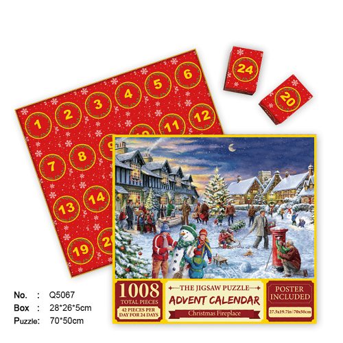 Free Shipping+49% off TodayChristmas Advent Calendar Jigsaw Puzzle