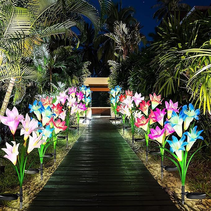Solar Lily Garden Light