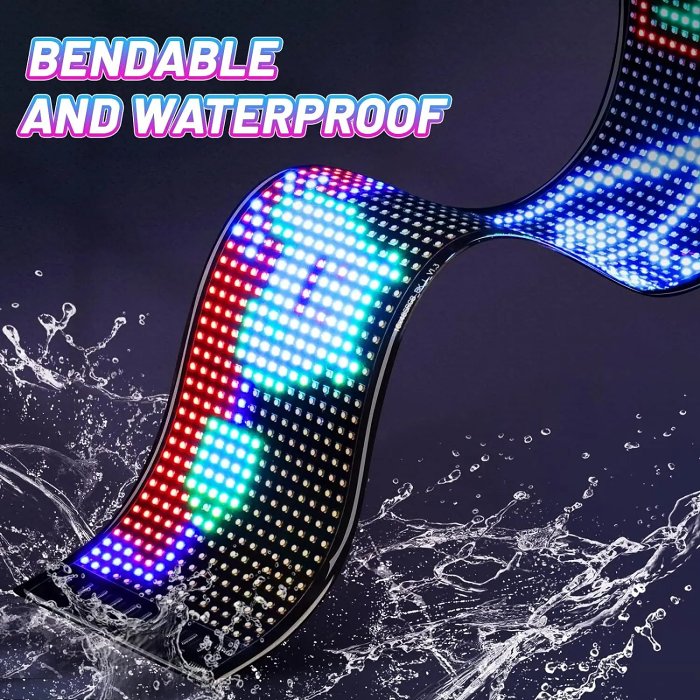 Half Price Today-Ultra-thin flexible Bluetooth LED screen