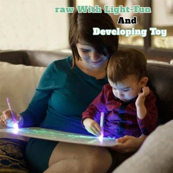 2023-Christmas Hot SaleMagic LED Light Drawing Pad - Release the Creativity of Children!