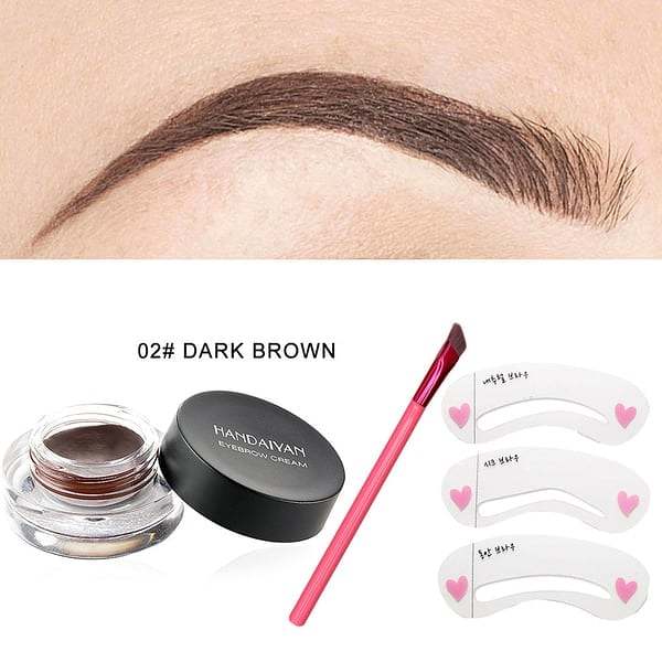 (New In)Multi-function Eyebrow Brush & Eyebrow CreamBuy 2 Get 1 Free(3 Pcs)