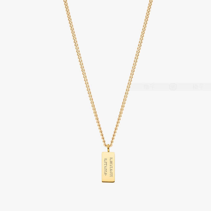 Stainless Steel Long Lettering Diy Necklace
