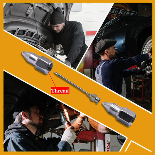 GREASE GUN NEEDLE TIP OF THE MOUTH