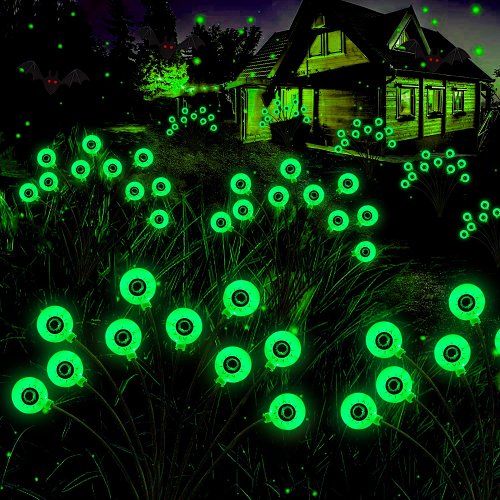 Halloween Outdoor Solar Scary Eyeball Lights