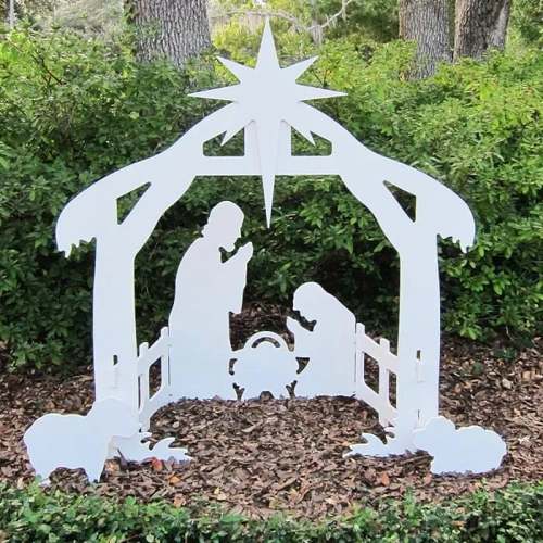 Holy Night Outdoor Christmas Nativity Set