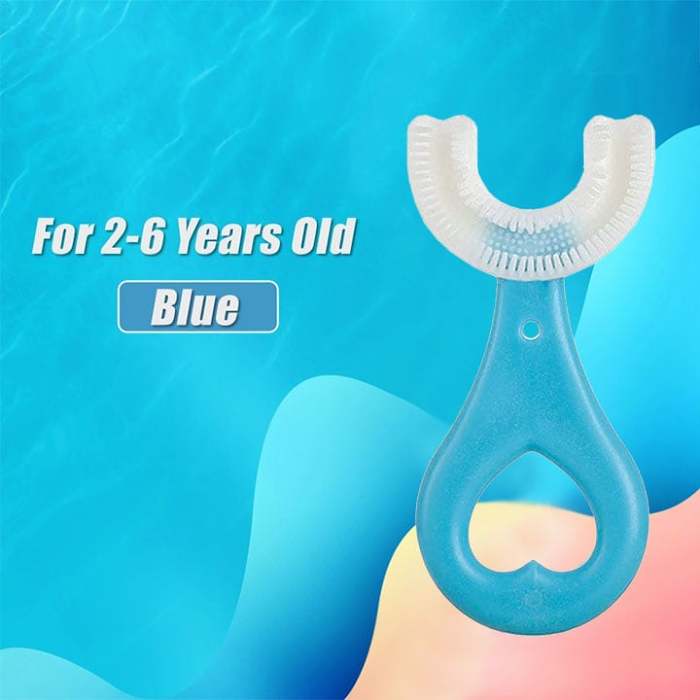 (2023-Christmas Hot Sale) All Rounded Children U-Shape Toothbrush