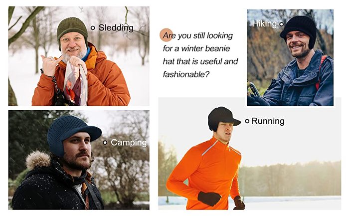 Elastic Warm Ear Protection Knitted Hat
