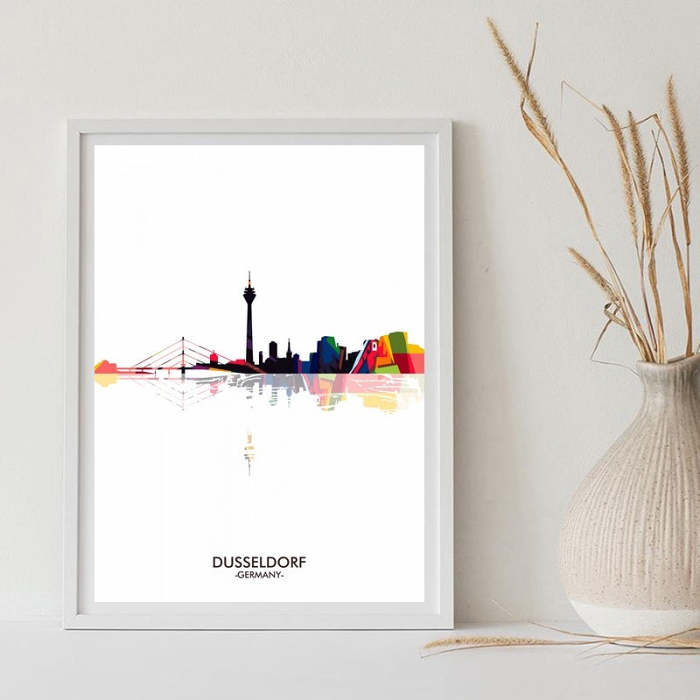 Home Decor Abstract Minimalist Colorful Canvas Poster