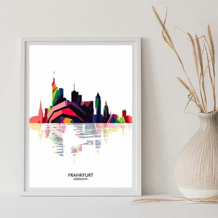 Home Decor Abstract Minimalist Colorful Canvas Poster