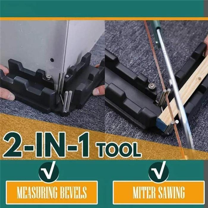 [Last day flash sale45% OFF] Carpenter 2 in 1 Miter Measuring Tool