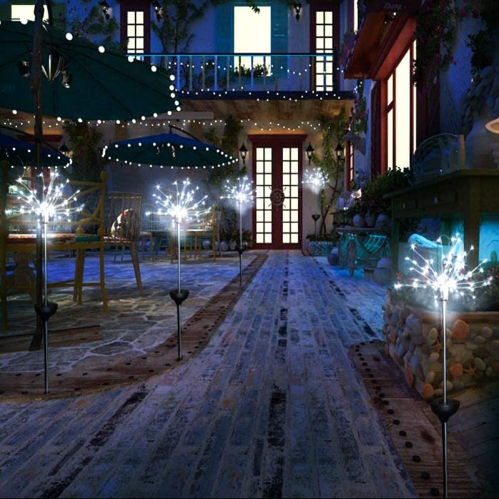 ( Last Day Promotions - 50% OFF)Waterproof  Solar Garden Fireworks