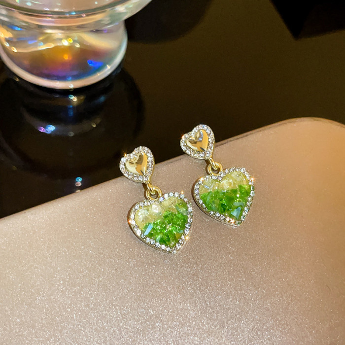 Green Spring Earrings