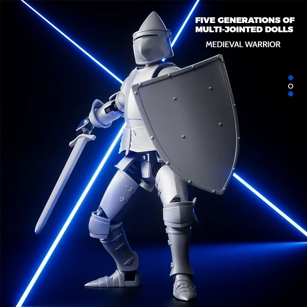 DIY Medieval Warrior Strong Magnetic Removable Articulate