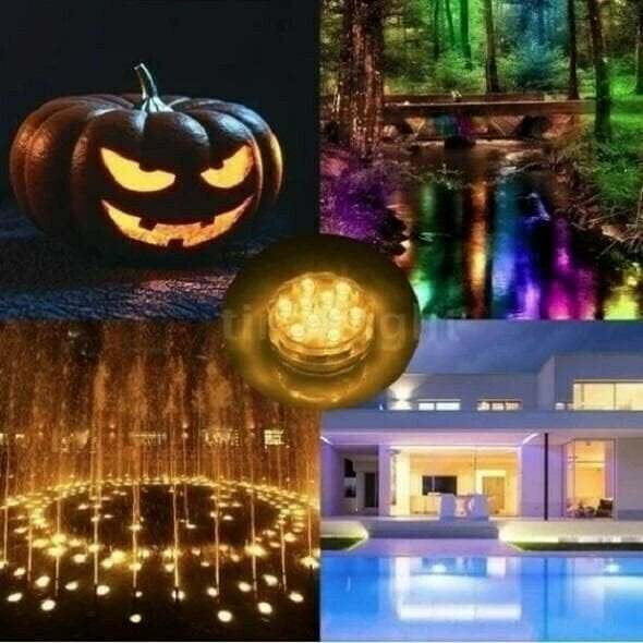 Submersible LED Pool Lights (RF Remote Control )