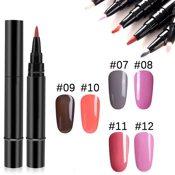 (Last Day Flash Sale-50% OFF)One Step Nail Gel Pen-Buy 9 Get 9