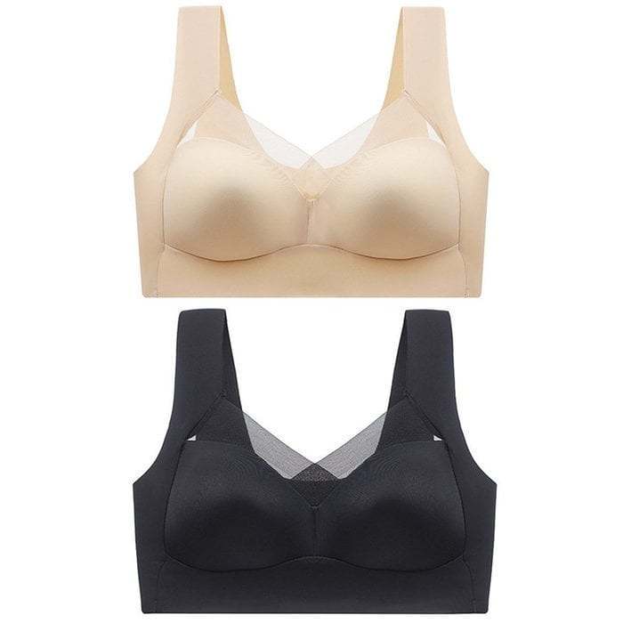 Fashion Deep Cup BraSummer sexy Push Up Wireless Bras (Size runs the same as regular bras)