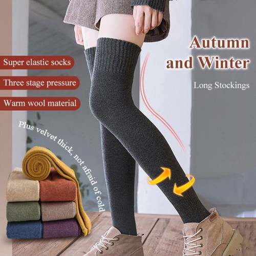 (Christmas Hot Sale-SAVE 50% OFF) Thickened Warm Fleece Knitted St
