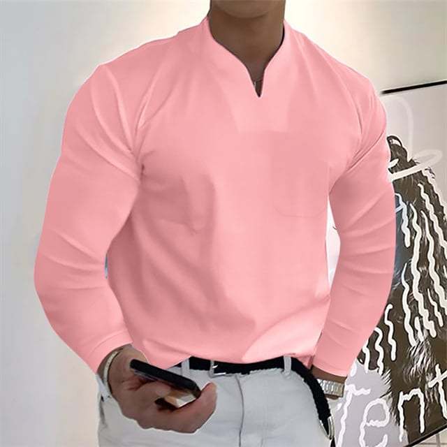 Men's Loose Casual Long Sleeve Top