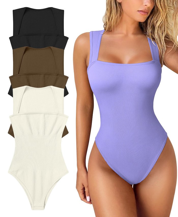 Sleeveless Tummy Control Tank Tops Bodysuits