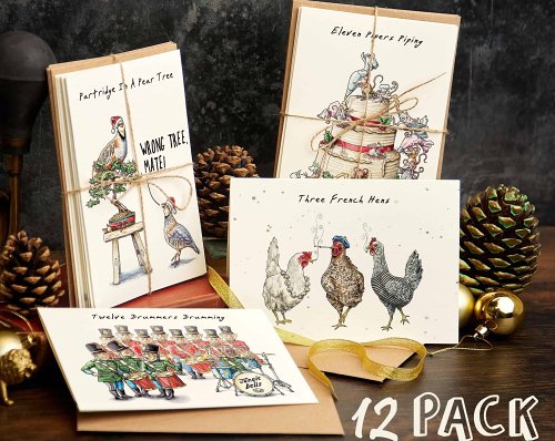 Early Christmas Sale-Twelve Days Of Christmas Card Set