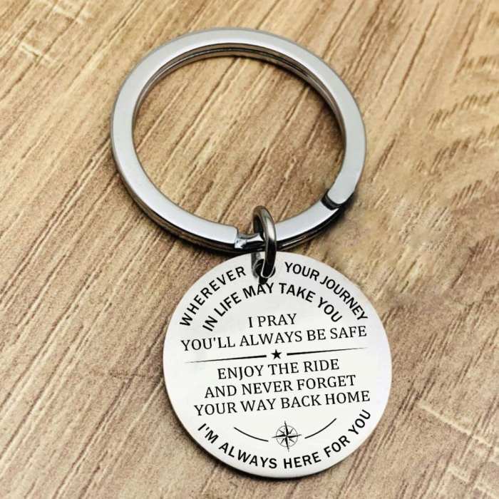 I Pray You'll Always Be Safe Keychain