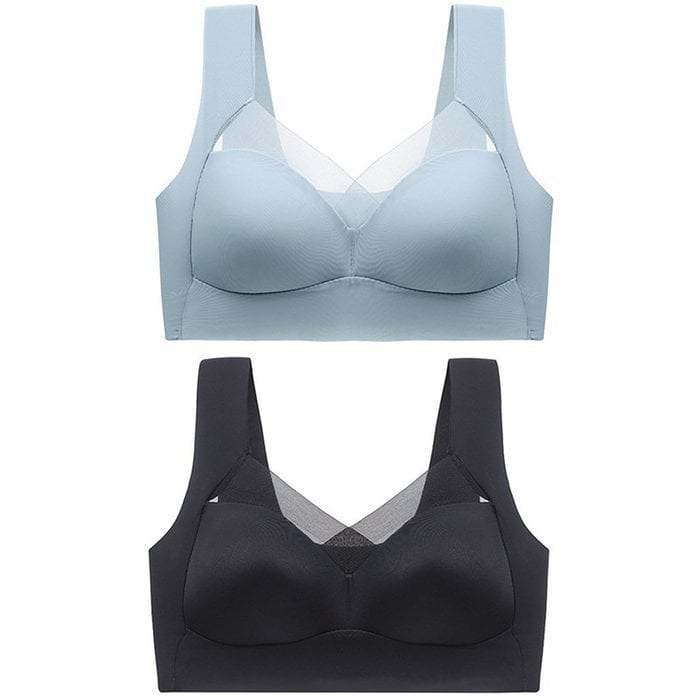 Fashion Deep Cup BraSummer sexy Push Up Wireless Bras (Size runs the same as regular bras)