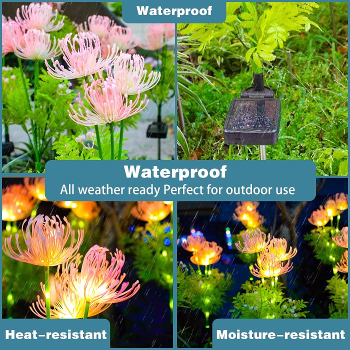 Early Christmas Deals 1000pcs 49% OFF - Solar Glowing Flowers Light