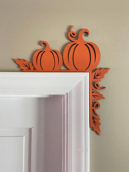 ON SALEHalloween Funny Corner Sign Top Door Frame Ornament