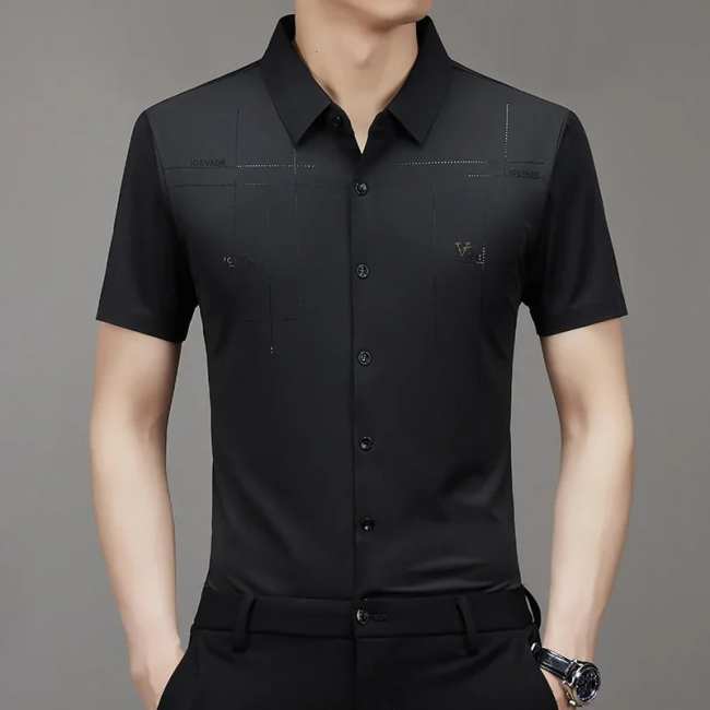MEN'S ICE SILK BUSINESS SHIRT
