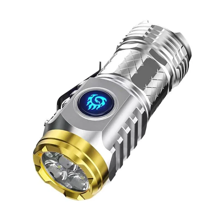 HOT SALEThree-Eyed Monster Mini Flash Super Power Flashlight