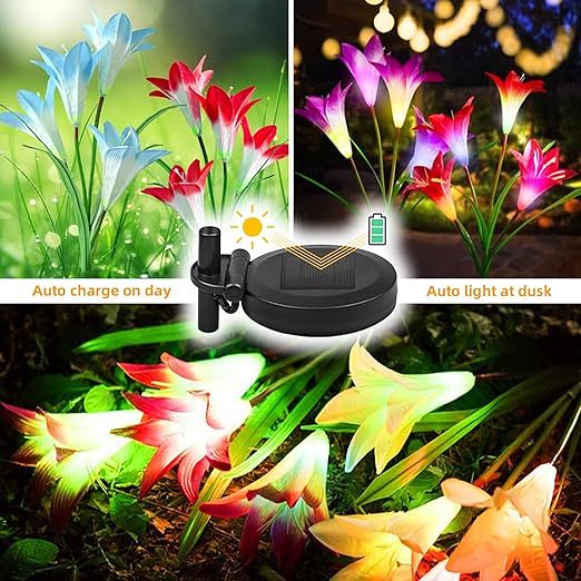 Solar Lily Garden Light